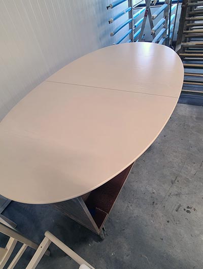 Table après peinture